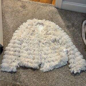 Chic White Fringe Jacket